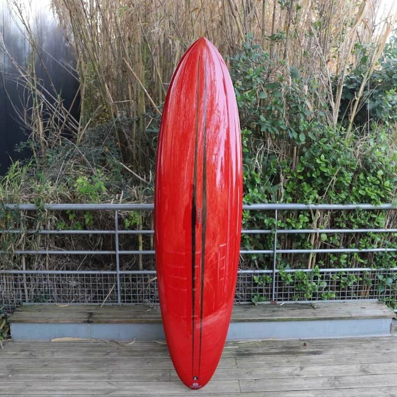 Board De Surf Pukas La Côte - Red Tint - Futures Fins - 7'2" / 123 Cm 1 Board De Surf Pukas La Côte - Red Tint - Futures Fins - 7'2" / 123 Cm
