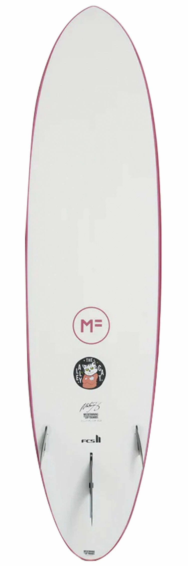Board De Surf Mf Softboard Alley Cat Merlot - FCSII 2 Board De Surf Mf Softboard Alley Cat Merlot - FCSII – Image 2