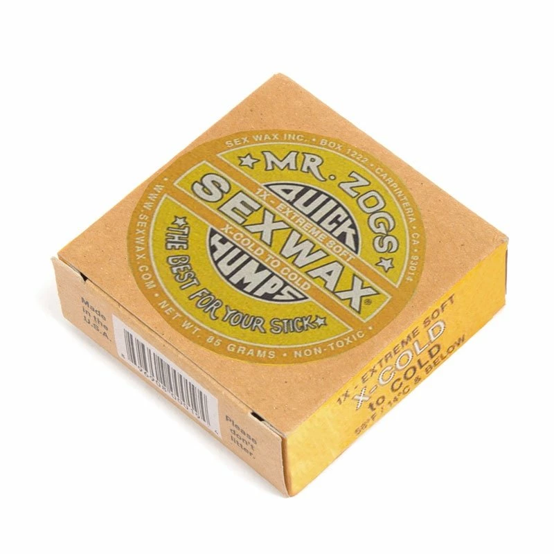 Wax Sex Wax Surf Quick Humps Extra Cold - Yellow 1 Wax Sex Wax Surf Quick Humps Extra Cold - Yellow