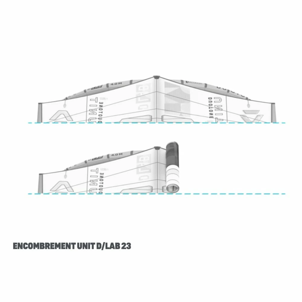 Aile De Wing Duotone Unit D/Lab 2023 White/Stormy Weather 6 Aile De Wing Duotone Unit D/Lab 2023 White/Stormy Weather – Image 6