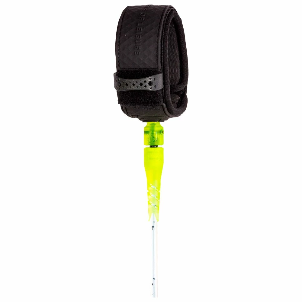 Leash Surf Creatures Pro Cement Speckle Lime Black 2 Leash Surf Creatures Pro Cement Speckle Lime Black – Image 2