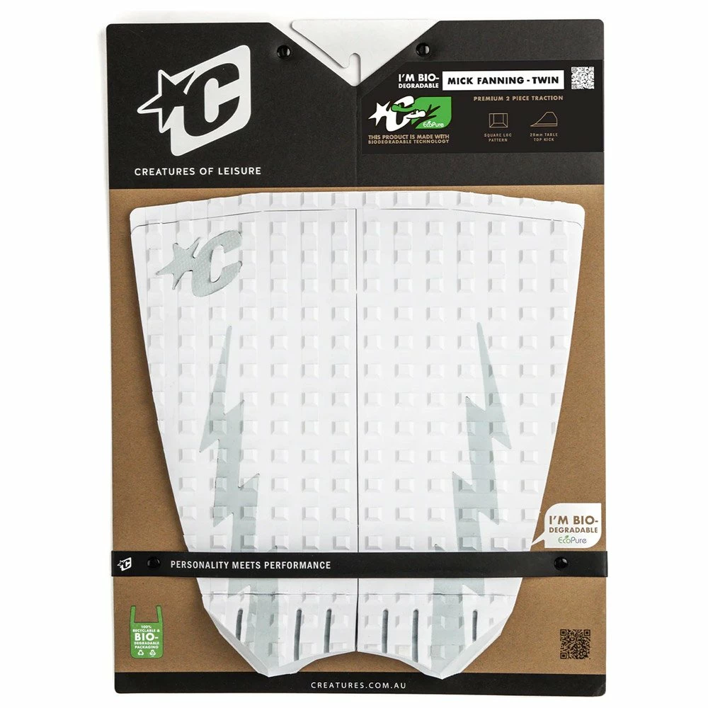 Pad Surf Creatures Mick Fanning Performance Twin Ecopure White Platinum Eco 6 Pad Surf Creatures Mick Fanning Performance Twin Ecopure White Platinum Eco – Image 6