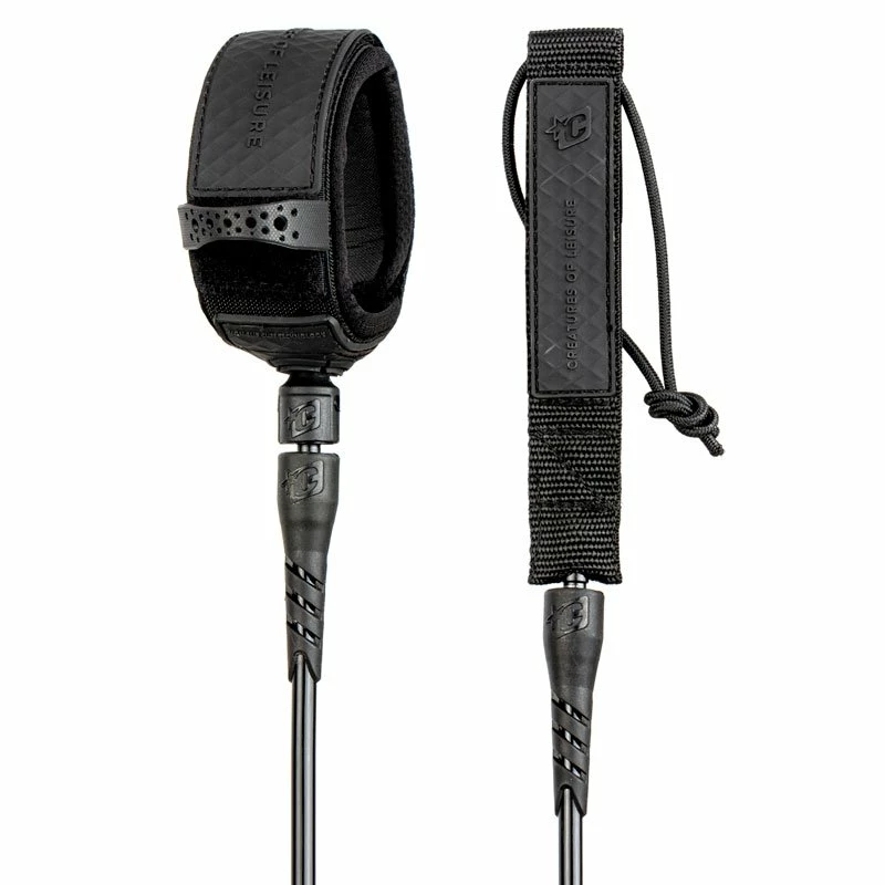 Leash Longboard Creatures Of Leisure Relliance Longboard Ankle - Black / Black - 10'0" / 305 Cm 1 Leash Longboard Creatures Of Leisure Relliance Longboard Ankle - Black / Black - 10'0" / 305 Cm