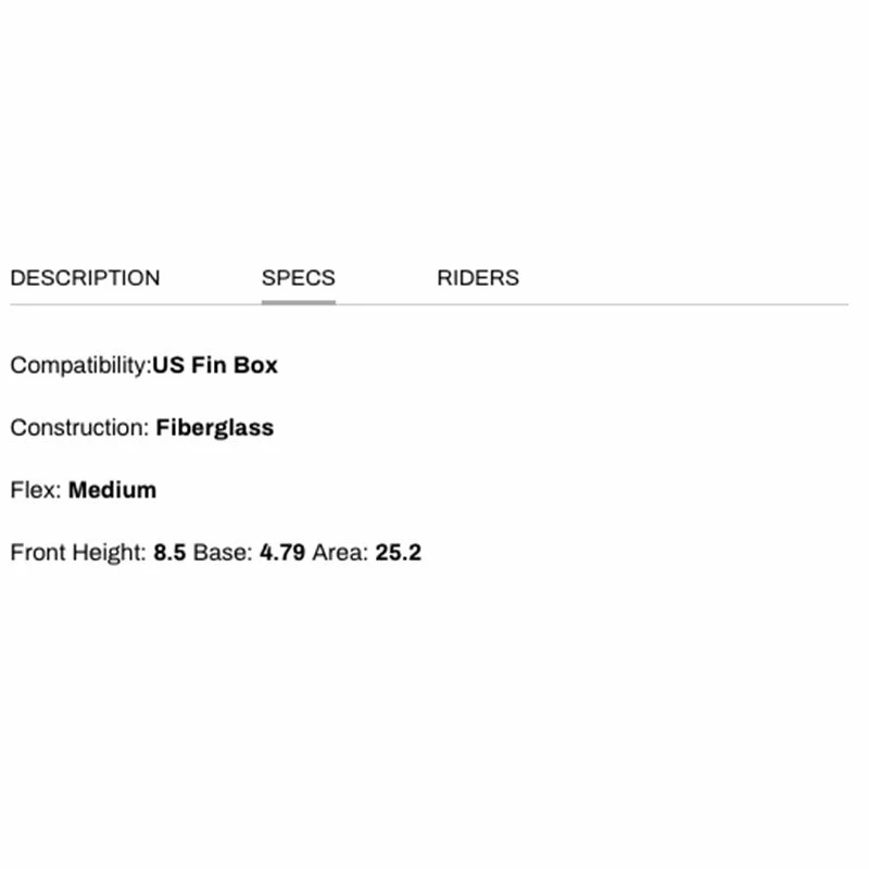 Ailerons Longboard Captain Fin Joel Tudor - 8.5'' 4 Ailerons Longboard Captain Fin Joel Tudor - 8.5'' – Image 4