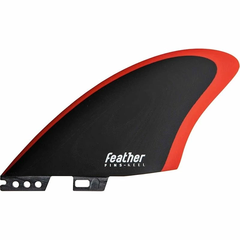 Ailerons Surf Feather Fins Feathers Fins Keel - Black / Red - 2 Dérives 1 Ailerons Surf Feather Fins Feathers Fins Keel - Black / Red - 2 Dérives