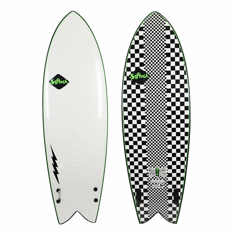 Board De Surf Softech Kyuss Fishh - Checkered 1 Board De Surf Softech Kyuss Fishh - Checkered