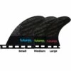 Ailerons Surf Futures Fins Arrières Quad Blackstix