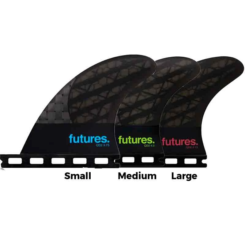 Ailerons Surf Futures Fins Arrières Quad Blackstix 1 Ailerons Surf Futures Fins Arrières Quad Blackstix