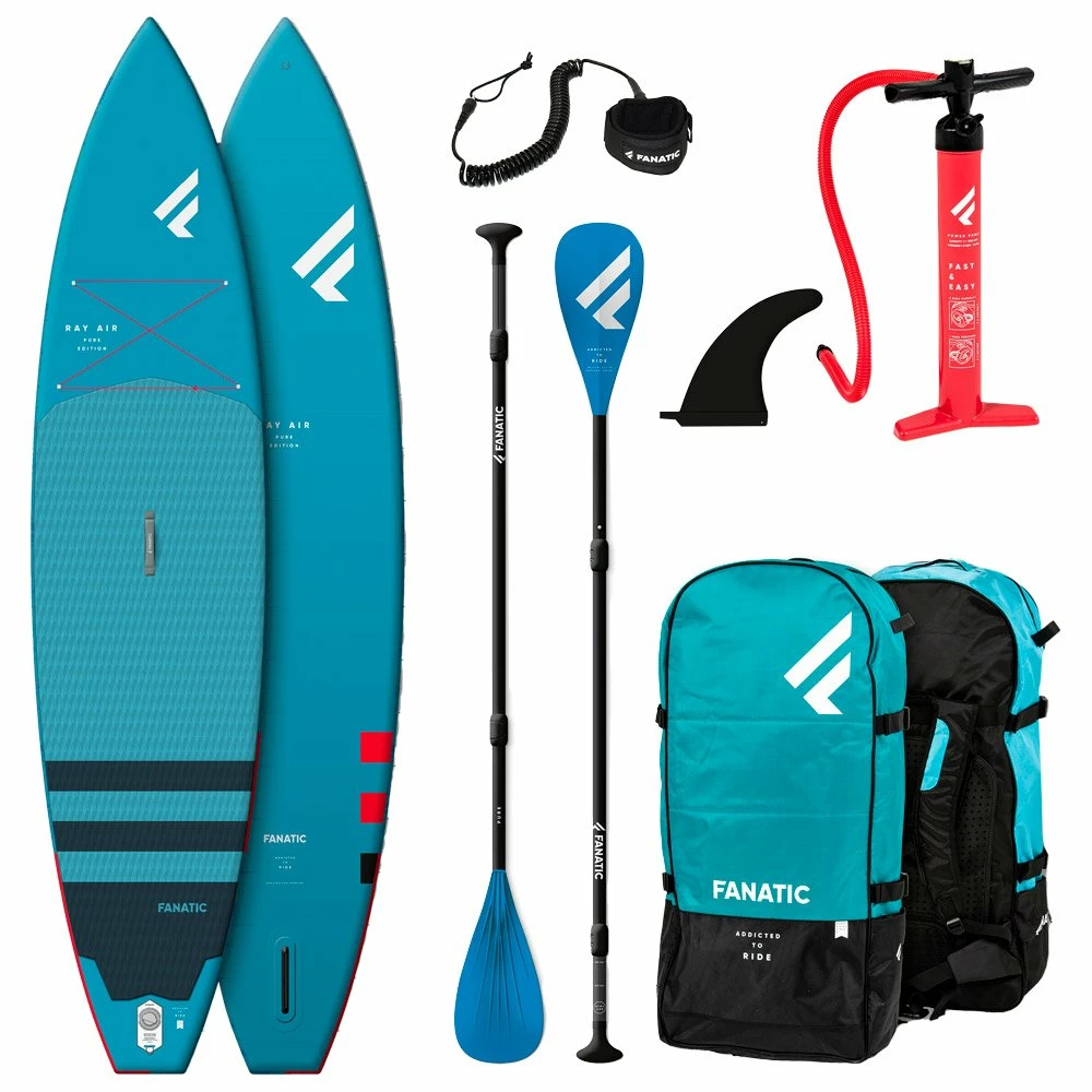 Pack SUP Fanatic Ray Air/Pure (Blue) 1 Pack SUP Fanatic Ray Air/Pure (Blue)