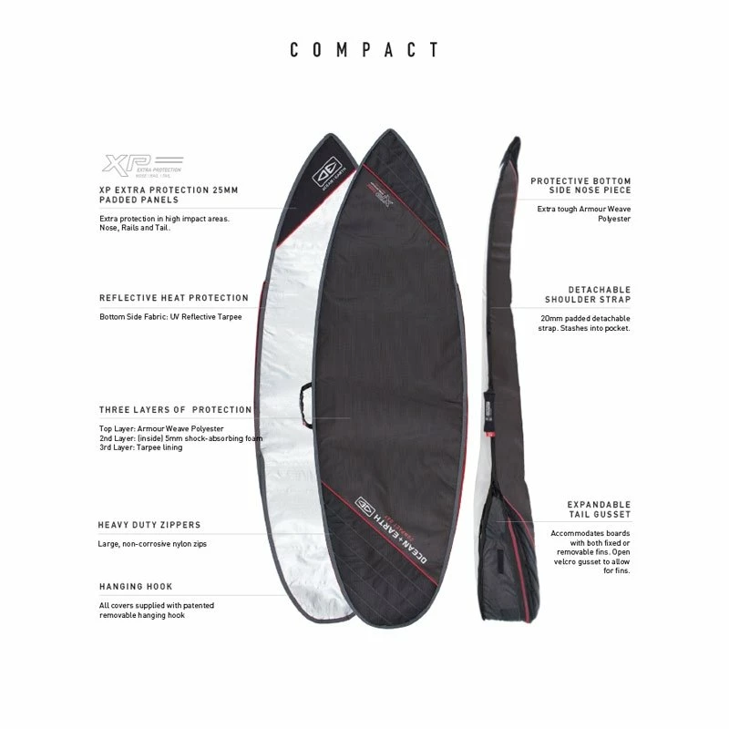 Housse Surf Ocean And Earth Compact Day Shortboard 4 Housse Surf Ocean And Earth Compact Day Shortboard – Image 4