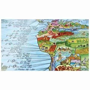 Accessoires Divers Surf Awesome Maps Carte Du Monde - Surftrip Map 2 Accessoires Divers Surf Awesome Maps Carte Du Monde - Surftrip Map – Image 2