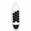 Pad Surf Rail Saver Pro Pad HexaTractRSPro Board Grip & Tract- Black