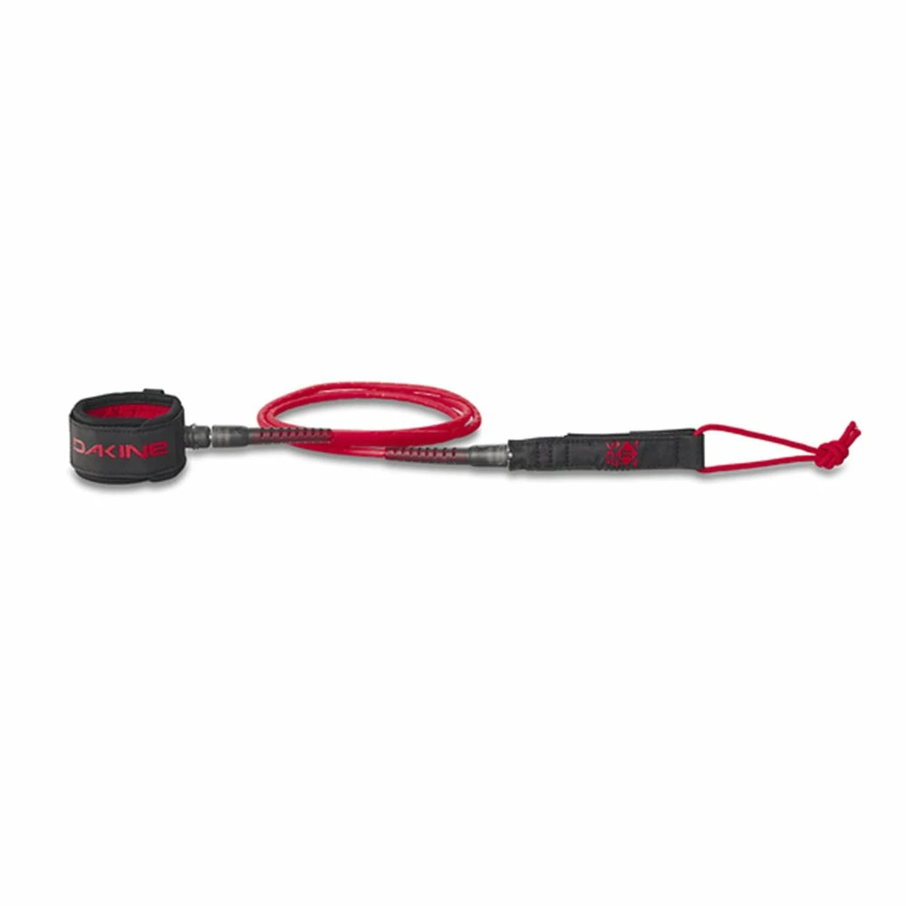 Leash Surf Dakine John John Florence Kainui Plus 1/4" Red 1 Leash Surf Dakine John John Florence Kainui Plus 1/4" Red