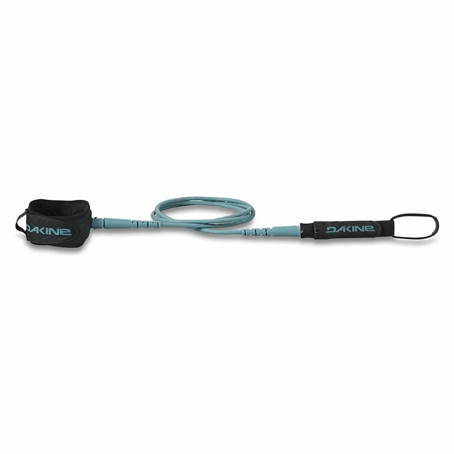 Leash Surf Dakine Leash Kaimana Team Leash 1/4" - Vintage Blue - 6'0" / 183 Cm 2 Leash Surf Dakine Leash Kaimana Team Leash 1/4" - Vintage Blue - 6'0" / 183 Cm – Image 2