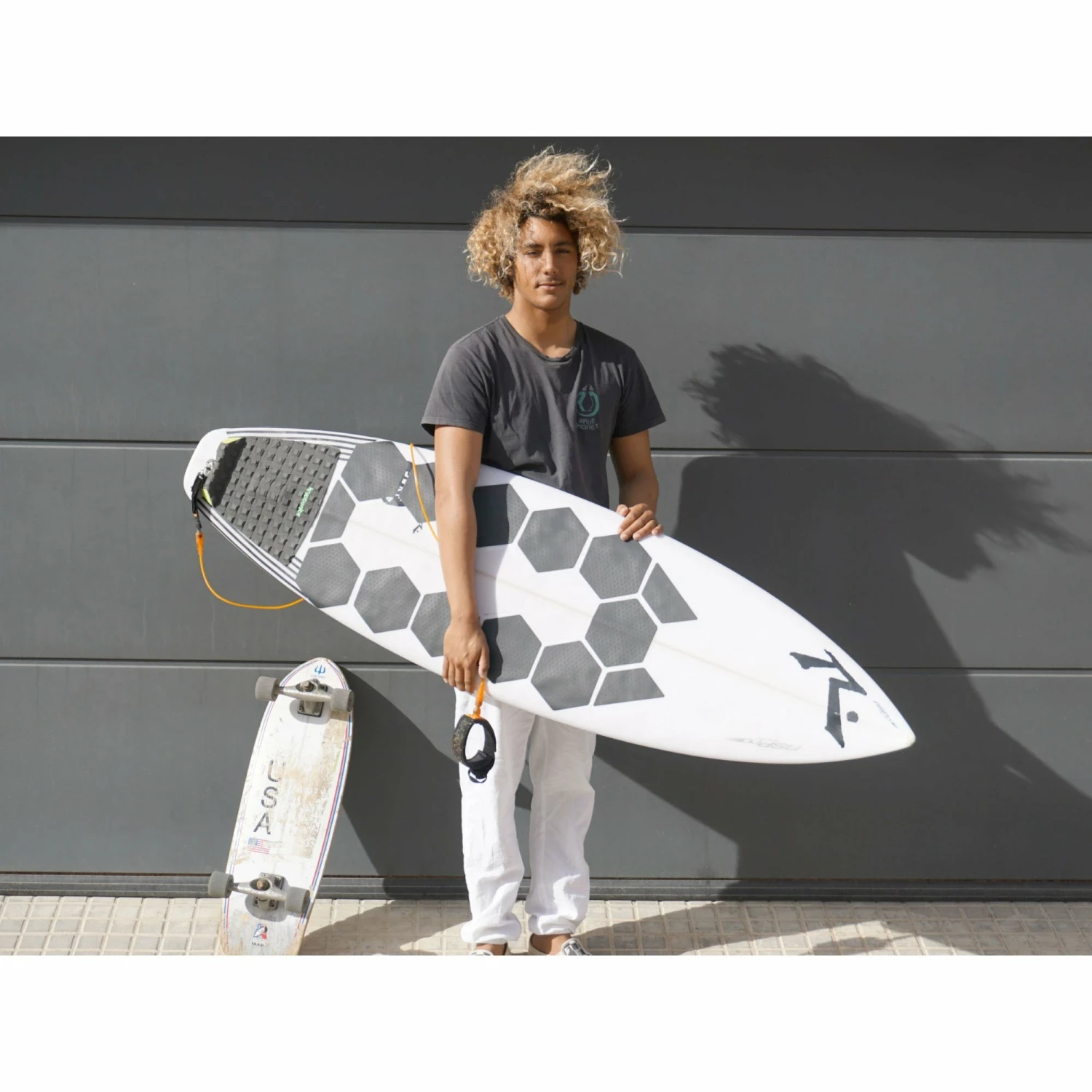 Pad Surf Rail Saver Pro Pad HexaTractRSPro Board Grip & Tract- Black 2 Pad Surf Rail Saver Pro Pad HexaTractRSPro Board Grip & Tract- Black – Image 2