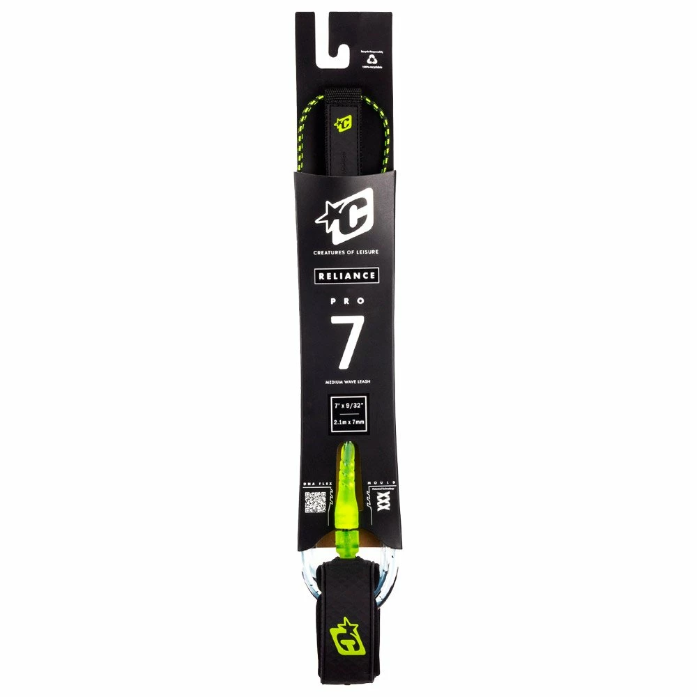 Leash Surf Creatures Pro Cement Speckle Lime Black 4 Leash Surf Creatures Pro Cement Speckle Lime Black – Image 4