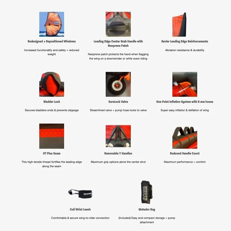 Pack Wing Surfer S26 Matador + Planche + Foil 4 Pack Wing Surfer S26 Matador + Planche + Foil – Image 4