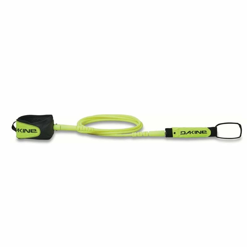 Leash Surf Dakine Leash Kaimana Pro Comp 3/16" - John John Florence Lime - 6'0" / 183 Cm 1 Leash Surf Dakine Leash Kaimana Pro Comp 3/16" - John John Florence Lime - 6'0" / 183 Cm