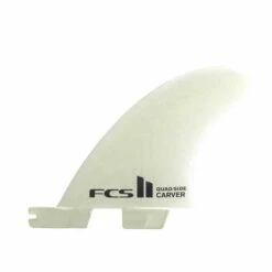 Ailerons Surf Fcs Carver PG Side Bytes - Clear