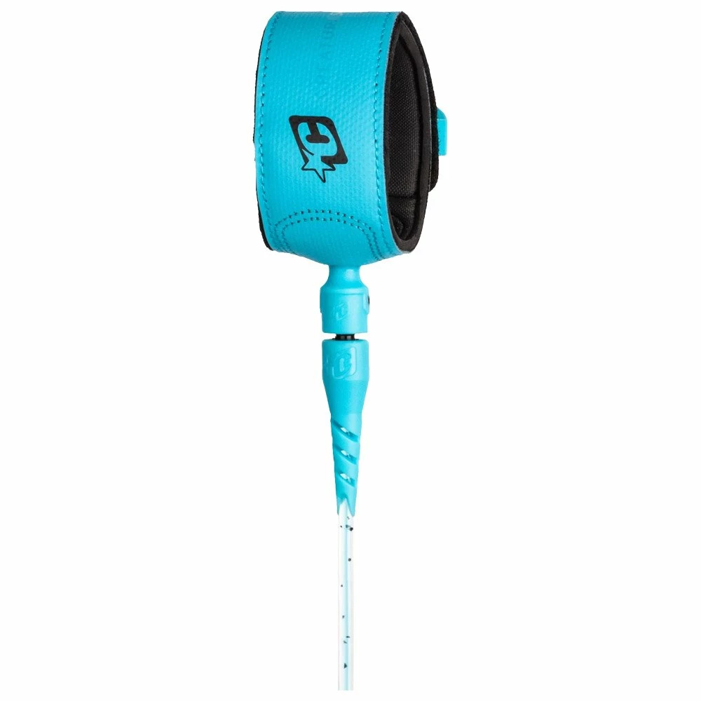 Leash Surf Creatures Superlite Pro 6" Fluro Blue Speckle 2 Leash Surf Creatures Superlite Pro 6" Fluro Blue Speckle – Image 2