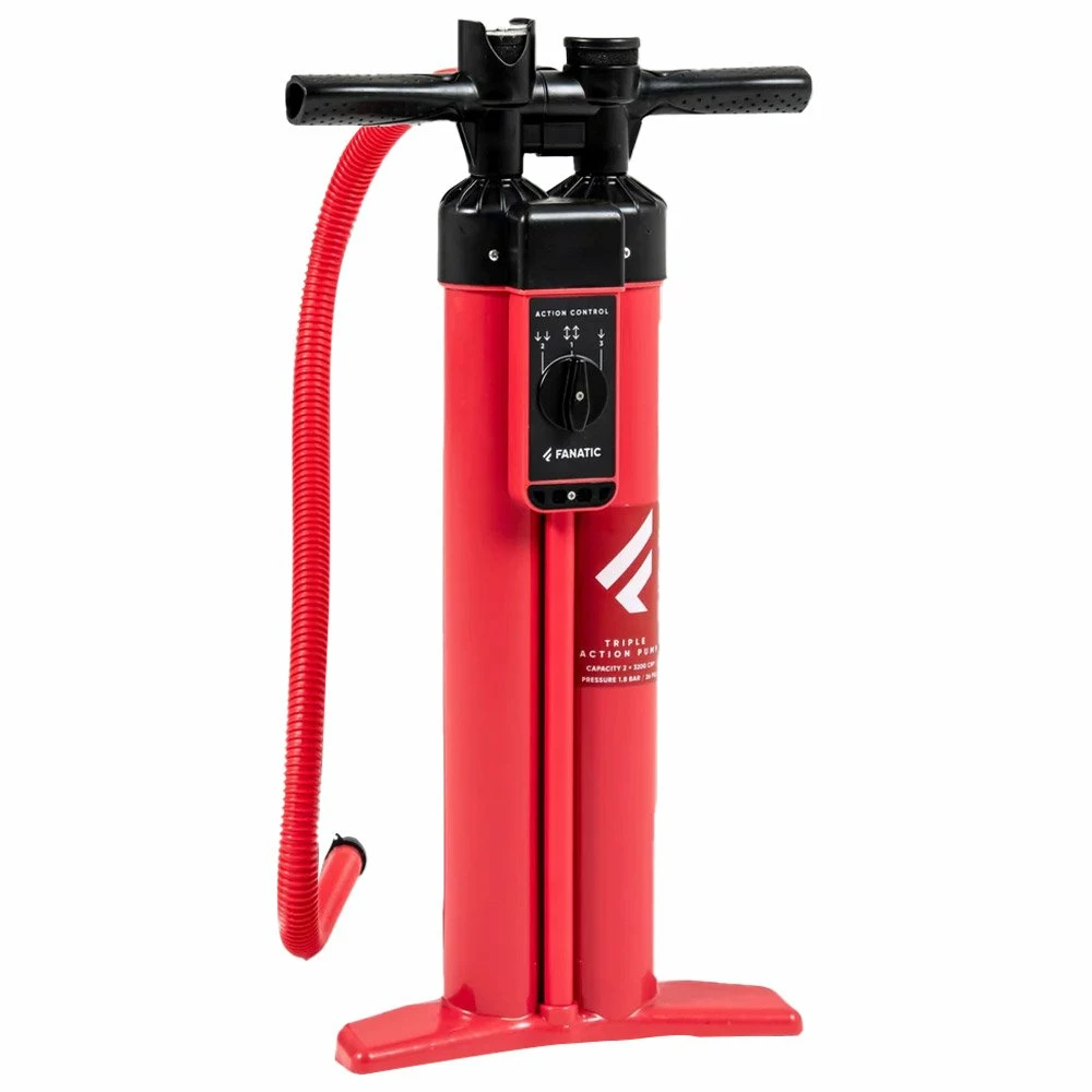 Pompe SUP Fanatic Triple Action Hp6 Red 1 Pompe SUP Fanatic Triple Action Hp6 Red