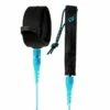 Leash Surf Creatures Of Leisure Relliance Comp - Black / Cyan - 6'0" / 183 Cm
