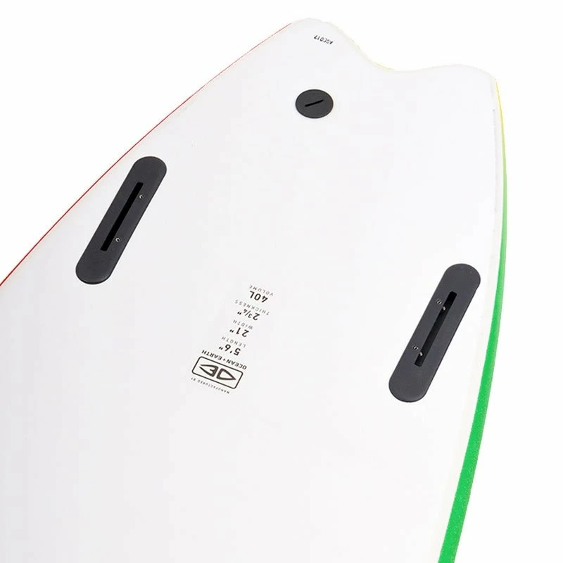 Board De Surf Ocean And Earth MR Ezi-Rider Twin Fin - Rasta 3 Board De Surf Ocean And Earth MR Ezi-Rider Twin Fin - Rasta – Image 3