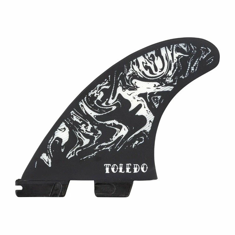 Ailerons Surf Fcs II Felipe Toledo PC - Black White - 3 Dérives 1 Ailerons Surf Fcs II Felipe Toledo PC - Black White - 3 Dérives