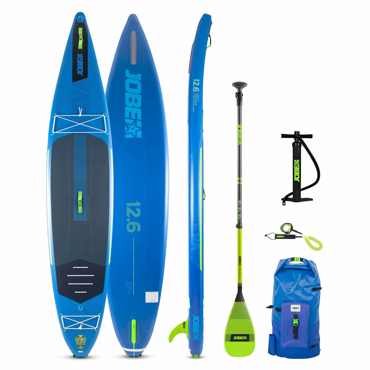 Pack SUP Jobe Pack Gonflable Aero Neva 2021 - 12'6'' 1 Pack SUP Jobe Pack Gonflable Aero Neva 2021 - 12'6''