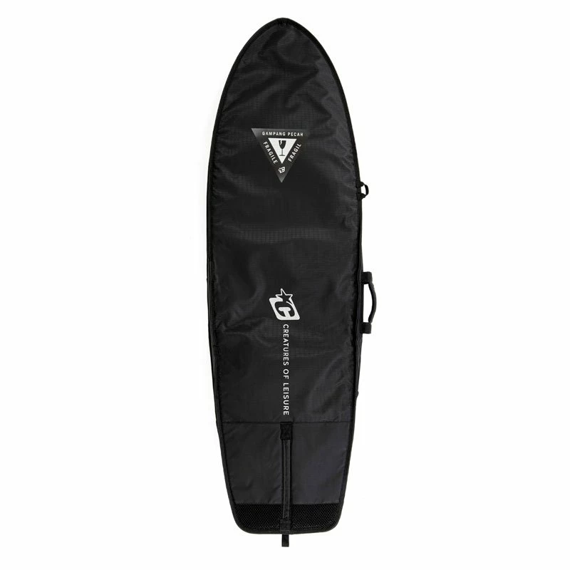 Housse Surf Creatures Of Leisure Travel Double DT2.0 Fish - Black / Silver 2 Housse Surf Creatures Of Leisure Travel Double DT2.0 Fish - Black / Silver – Image 2