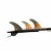 Ailerons Surf Feather Fins Ultralight 3 Dérives Orange