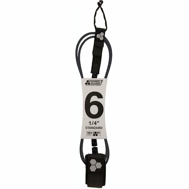 Leash Surf Channel Islands Channel Island Standard - Black 1 Leash Surf Channel Islands Channel Island Standard - Black