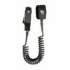 Leash SUP Creatures Of Leisure Relliance SUP Ankle Coil - Black / Black - 10'0" / 305 Cm