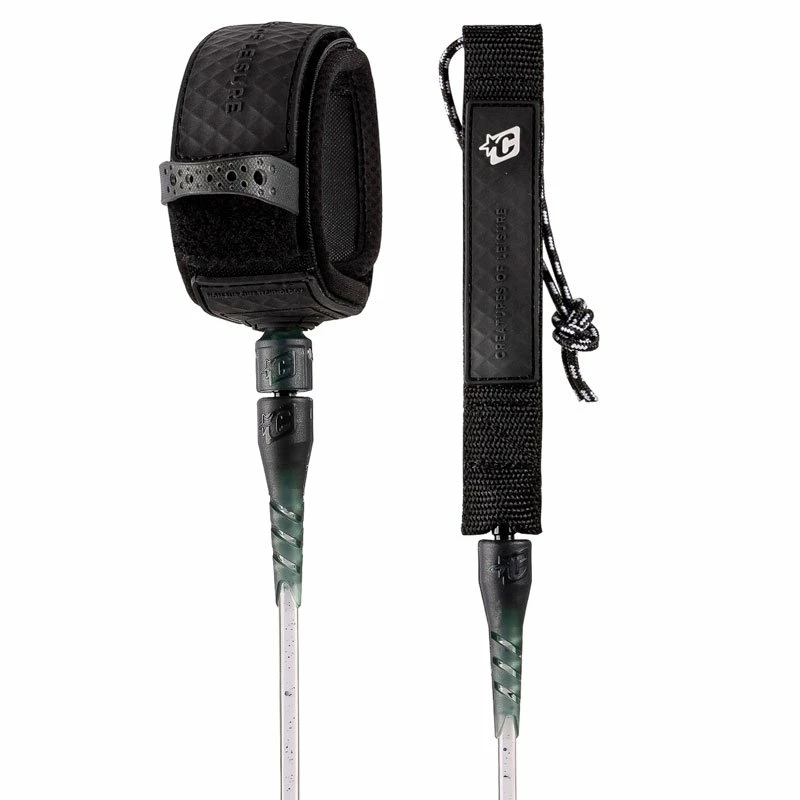 Leash Surf Creatures Of Leisure Relliance Pro - White / Speckle / Black 1 Leash Surf Creatures Of Leisure Relliance Pro - White / Speckle / Black