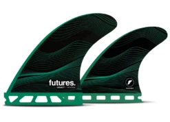 Ailerons Surf Futures Fins F4 Legacy Series - 4 Dérives Green