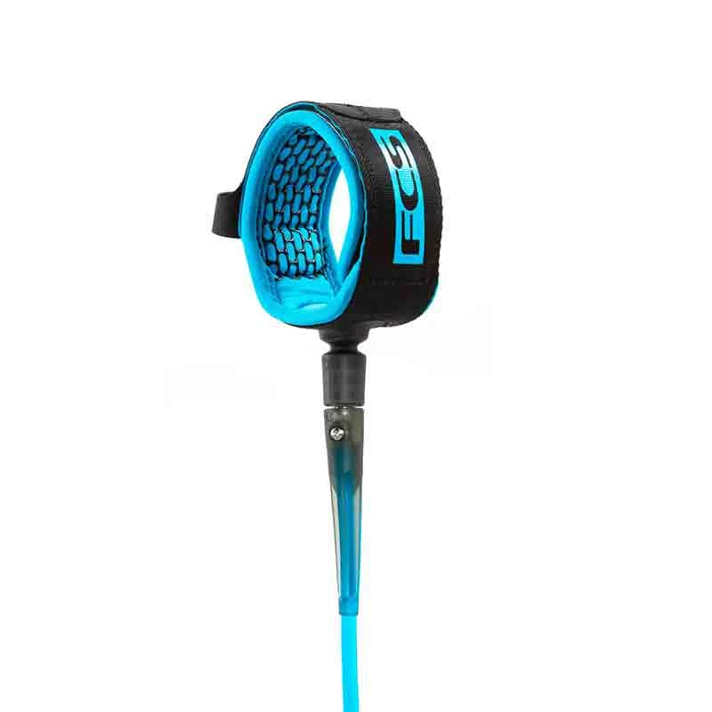 Leash Surf Fcs All Round Leash Essentiall - Blue / Black 3 Leash Surf Fcs All Round Leash Essentiall - Blue / Black – Image 3