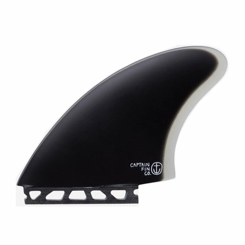 Ailerons Surf Captain Fin Captain Twin Keel Fiber Glass - Black - 2 Dérives 1 Ailerons Surf Captain Fin Captain Twin Keel Fiber Glass - Black - 2 Dérives