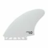 Ailerons Surf Captain Fin Captain Twin Keel Fiber Glass - White - 2 Dérives