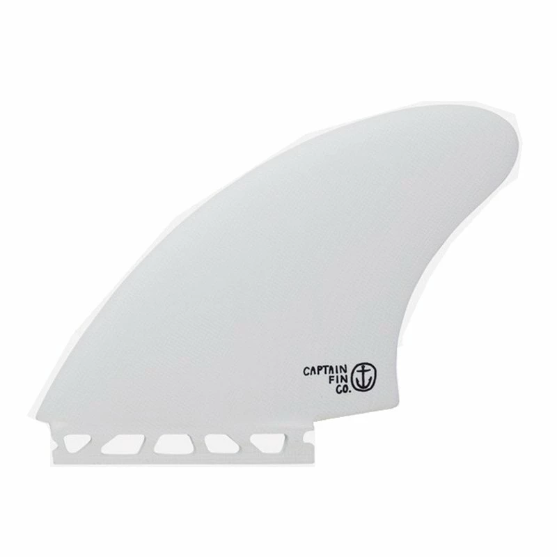 Ailerons Surf Captain Fin Captain Twin Keel Fiber Glass - White - 2 Dérives 1 Ailerons Surf Captain Fin Captain Twin Keel Fiber Glass - White - 2 Dérives