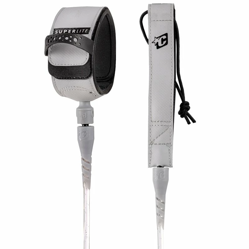 Leash Surf Creatures Of Leisure Superlite Pro - White Speckle Black 6'0'' / 183 Cm 1 Leash Surf Creatures Of Leisure Superlite Pro - White Speckle Black 6'0'' / 183 Cm